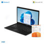 Combo Office - Notebook Ultra com Windows 11 Home Intel Celeron 14 1 Pol. 120GB SSD e Mochila Executive P- Notebook Preta - UB2301K UB2301K