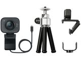 Webcam Logitech Full HD com Microfone Transmissão Ao Vivo Streamcam Plus