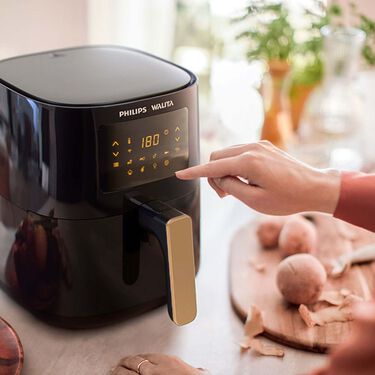 Fritadeira Elétrica Airfryer High Connect Gold Philips Walita 4 1L | 220V image number null