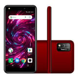 Smartphone Positivo Twist 4 S514 64GB Câmera 8MP Tela de 5.5  3G Vermelho