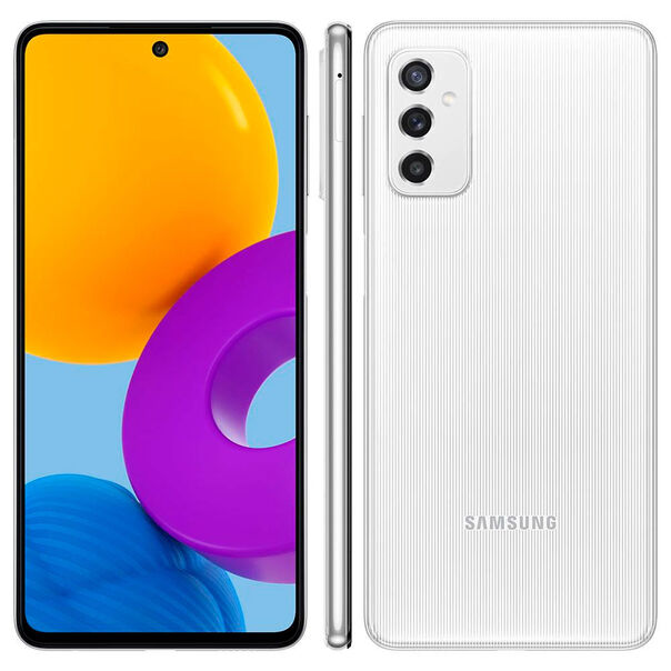 Smartphone Galaxy M52 5G 128GB 6GB RAM + Fone de Ouvido Galaxy Buds2 Samsung - Branco com Preto image number null