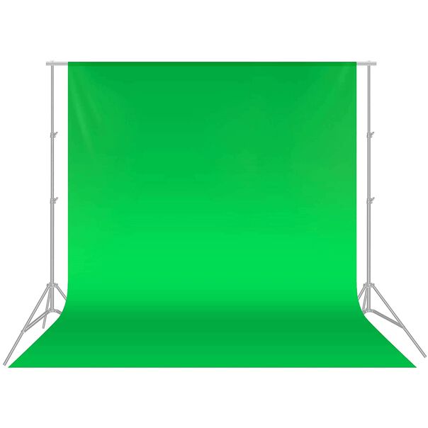 Tecido de Fundo Infinito Chroma Key Verde 3.0x3.6m para Estúdio Fotográfico image number null