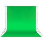 Tecido de Fundo Infinito Chroma Key Verde 3.0x3.6m para Estúdio Fotográfico