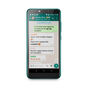 Celular do Idoso 4G verde com Internet e WhatsApp letras e números grandes 64GB OB027B