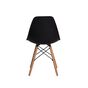 Kit 6 Cadeiras Charles Eames Eiffel Pretas