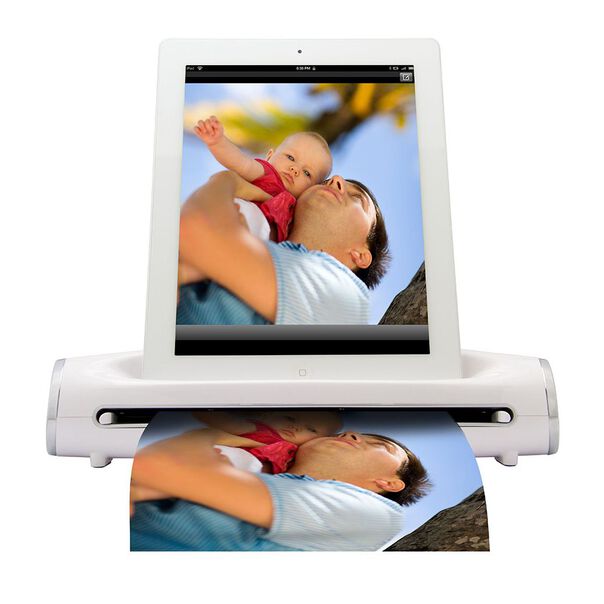 Scanner portátil para digitalização de fotos e documentos diretamente para o iPad image number null