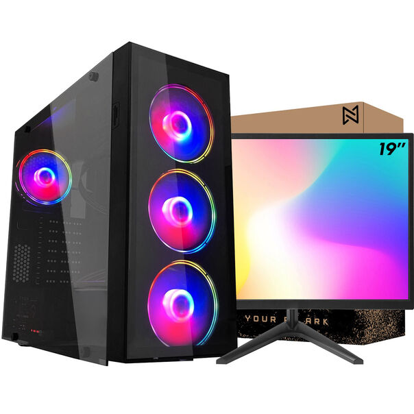 PC Gamer Completo Ark Monitor 19” + Intel Core i7 4770 8GB GT 730 4GB SSD 480GB Windows 10 Pro Fonte 750w image number null