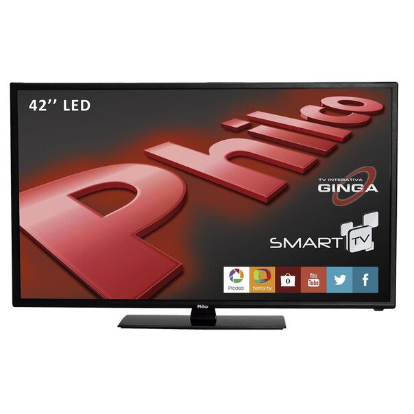 Smart TV LED Philco 42. Full HD. DTV. Wi-Fi. HDMI e USB - PH42M30DSGW image number null