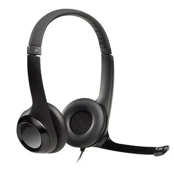Headset Usb Logitech H390 Voip Microfone Volume Pc Notebook Cor:Preto image number null