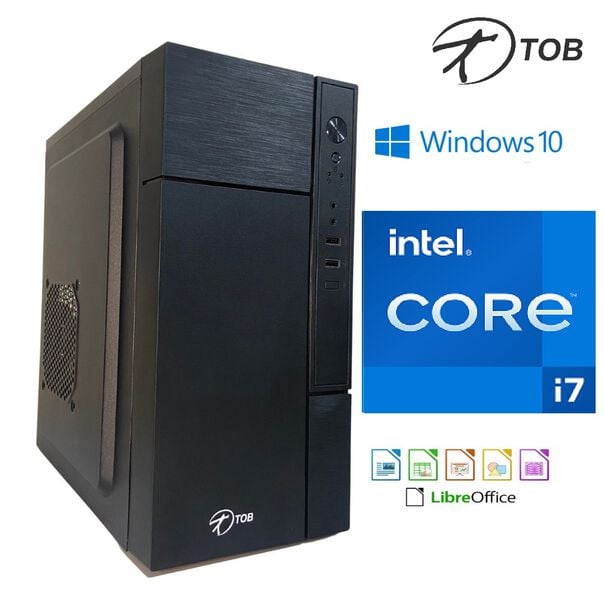 Computador Tob Intel Core I7 Com Wi-fi Ssd 120gb Memória 8gb Windows 10 Pro Trial Desktop Cpu image number null