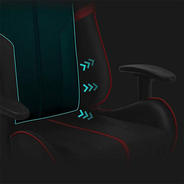 Cadeira Gamer ThunderX3 BC3 Preta e Vermelha - Preto com Vermelho image number null