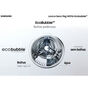 Lava e Seca Samsung WD11A 3 em 1 Look com Ecobubble e Lavagem a Seco WD11A4453BX 11 kg - Inox - 110V
