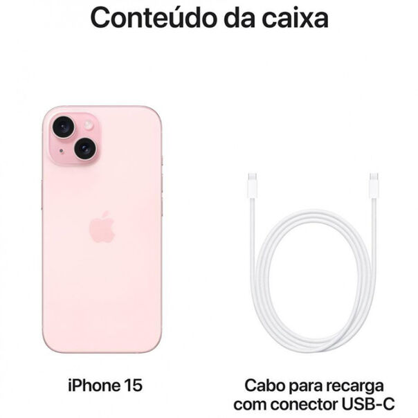 Apple iPhone 15 128GB iOS 17 - Rosa image number null
