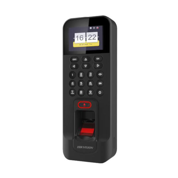 Controle de Acesso Leitor Biométrico Hikvision - DS-K1T804BEF - Preto image number null