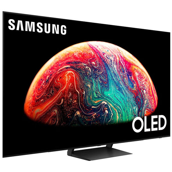 Smart TV 55 OLED 4K Samsung 55S90C Pontos Quânticos. Painel até 144hz. Processador com IA - Preto image number null