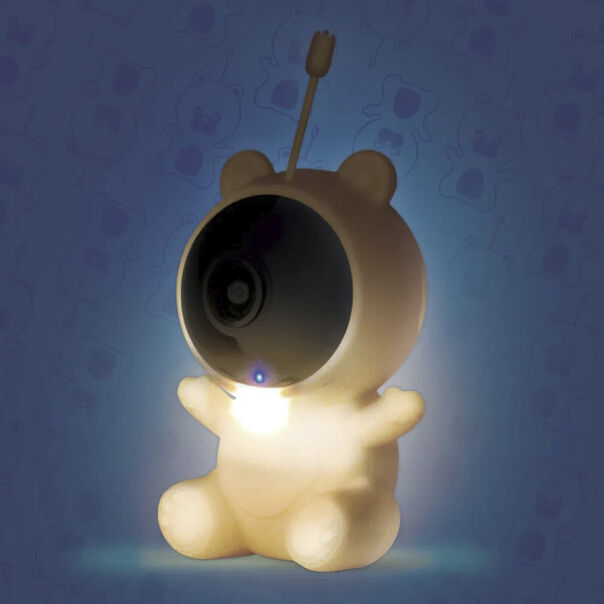 Babá Eletrônica Multikids Baby Peek-a-Boo com Visão Noturna Wi-Fi Branca - BB1156 - Branco image number null