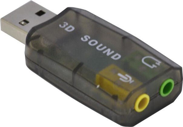 Adaptador Placa de Som USB 5.1 Canais Virtual AUSB51 image number null