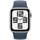 Apple Watch Se 2 (2023) 40 Mm - M - L  Gps - Silver Aluminum - Storm Blue Sport