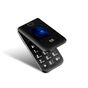 Celular Multilaser Flip Vita Duo Dual Chip com duas telas + Botão SOS + Rádio FM + MP3 + Bluetooth + Câmera Preto - P9145 P9145