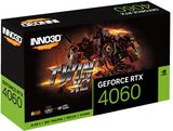 Placa de Vídeo INNO3D GeForce RTX 4060 Twin X2 OC 8GB GDDR6 128-Bit - N40602-08D6X-173051N