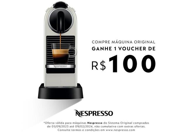 Cafeteira Nespresso Citiz Branco  - Branco - 110V image number null