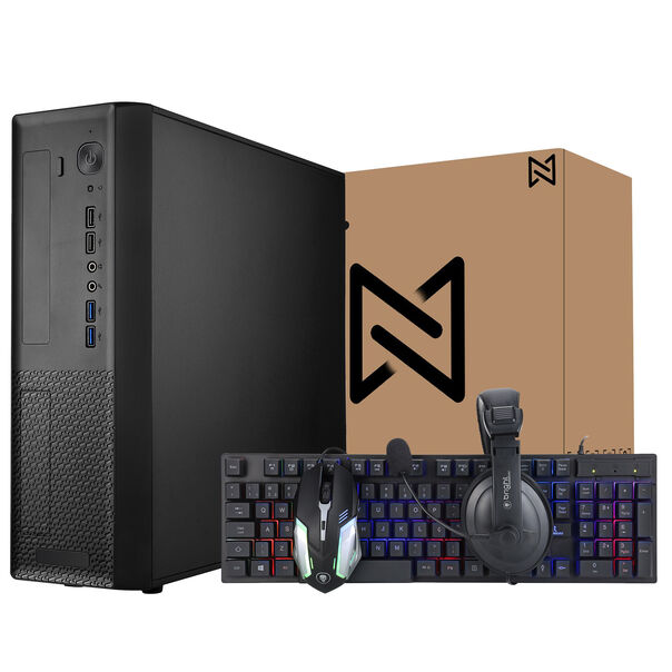 Computador SFF Slim Ark Intel Core i7 4770 8GB SSD 480GB Linux Combo Gamer Headset + Teclado + Mouse Gamer image number null