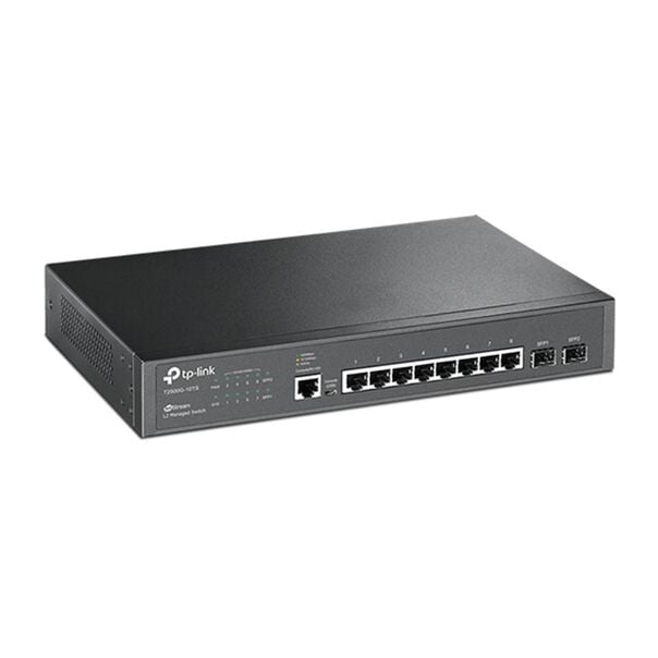 Switch TP-LINK Gigabit 8 Portas + 2 SLOTS SFP T2500G-10TS image number null