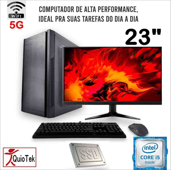 COMPUTADOR COMPLETO 23”  INTEL i5 8GB SSD 1 TeraByte image number null