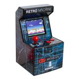 Jogo Retrô Machine My Arcade com Controles  Visor 2 5 polegadas e 200 Jogos de Video Game
