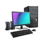 Desktop Intel Celeron- 4GB - 500GB - Linux com Monitor 18.5 Pol. Multilaser - DT023 DT023