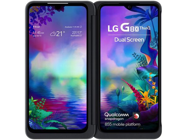 Smartphone LG G8X 128GB Preto 4G Octa-Core - 6GB RAM Tela 6 4” Câm. Dupla + Selfie 32MP  - 128GB - Preto image number null