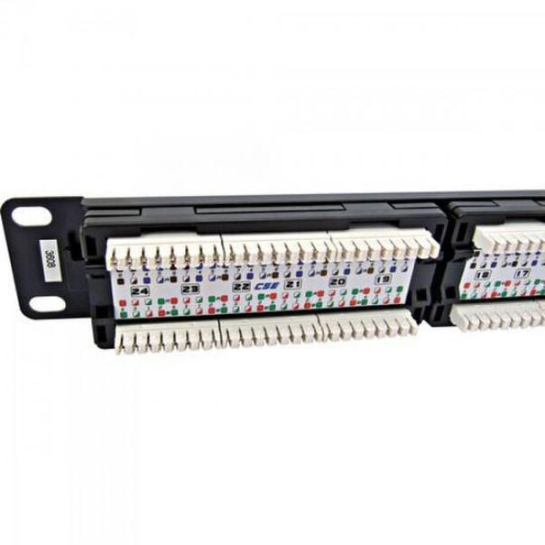 Patch Panel CAT5E T568A B 24P Sohoplus image number null
