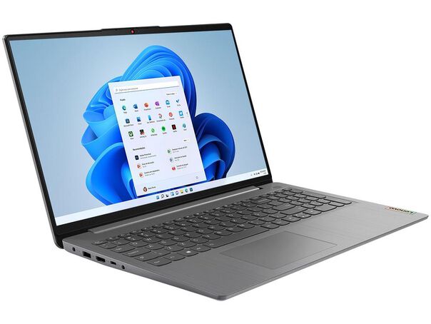 Notebook Lenovo IdeaPad 3i Intel Core i5 8GB 256GB SSD 15 6” Full HD Windows 11 82MD0007BR image number null