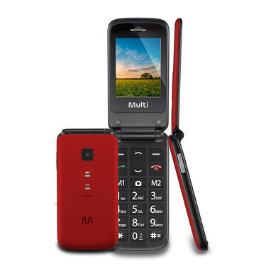 Celular Flip Vita Multilaser Dual Chip MP3 vermelho - P9021 P9021 image number null