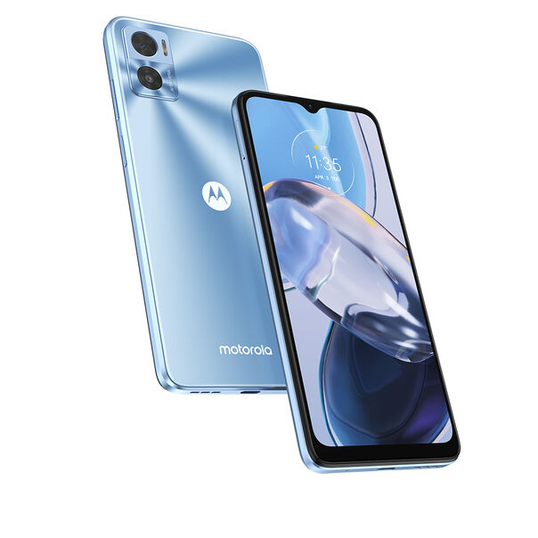 Smartphone Motorola Moto E22 4G 128GB 4GB RAM Tela 6,5" Câmera Dupla 16MP + 2MP Frontal 5MP Azul image number null