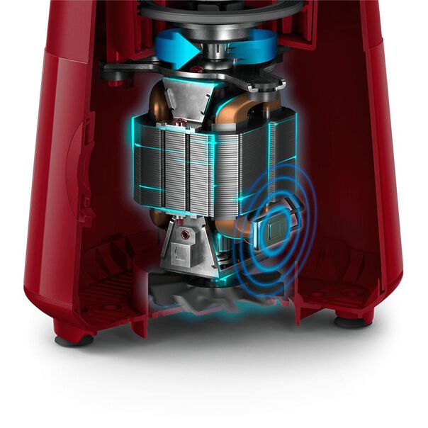Liquidificador Philips Walita 5000 Series. 5 Velocidades + Pulsar. 1200W. Vermelho - RI2240 40 110V image number null