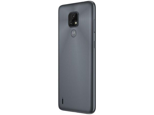 Smartphone Motorola Moto E7 32GB Cinza Metálico - 4G Octa-Core 2GB RAM 6 5” Câm. Dupla + Selfie 5MP  - 32GB - Cinza metálico image number null