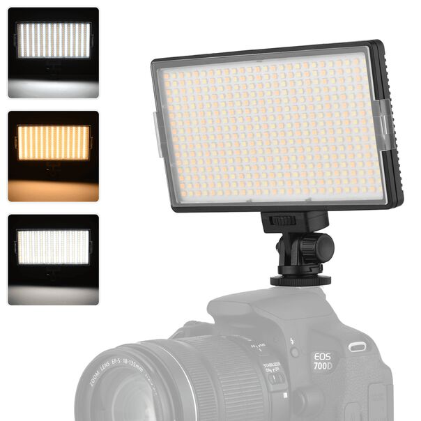 Painel Iluminador Led LED-416 Slim 30W BiColor 3200-5600K Video Light image number null