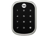 Fechadura Digital Yale YRD 256 com Senha Interna de Embutir Preta Compatível com Alexa