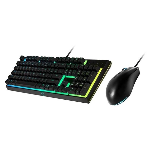 Combo Gamer Cooler Master Teclado E Mouse Ms111 Abnt2 - Preto image number null
