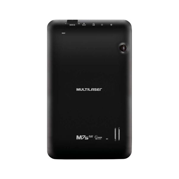 Tablet Multilaser Ml Supra Preto Quad Core Android 4.4 Kit Kat Dual Câmera Wifi Tela 7 Pol. Memoria 8Gb NB199 NB199 image number null