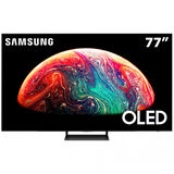 Smart TV 77 OLED 4K Samsung 77S90C Painel de Pontos Quânticos Processador com IA Som em Movimento Virtual - Preto