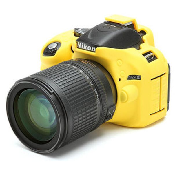 Capa de Silicone para Nikon D5200 - Amarela image number null