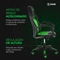 Cadeira Gamer Básica CGR-02 Xzone Preto com Verde
