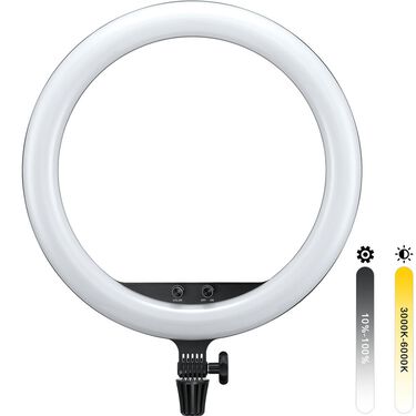 Iluminador Circular LED Godox LR150 18” - 46cm Ring-Light 38w Bi-Color (Preto) image number null