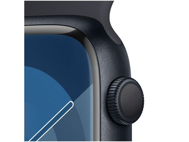 Apple Watch Series 9 GPS Caixa Meia-noite de Alumínio 45mm Pulseira Esportiva Meia-noite M-G  - GPS - Meia-noite - M-G - 45mm image number null