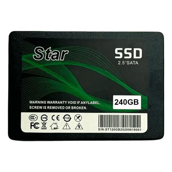 Ssd Sata 240gb Star Solid 2.5” image number null