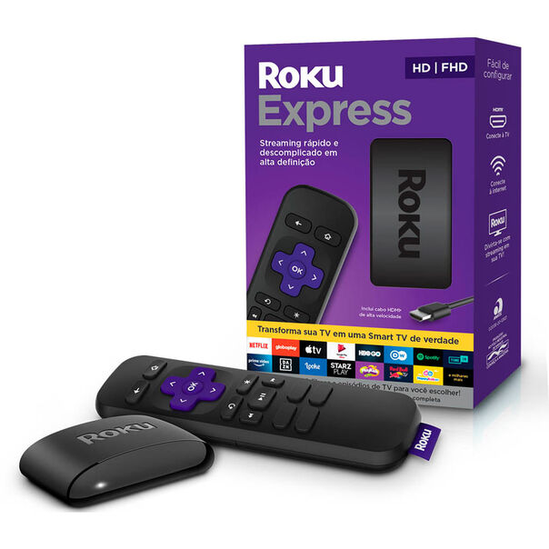 Roku Express - Streaming player Full HD. Transforma sua TV em Smart TV image number null