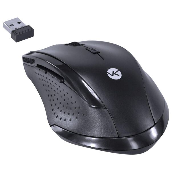Mouse sem Fio Hibrido 2.4 GHZ + Bluetooth 4.0 1200 DPI Dynamic ERGO Preto USB - DM120 image number null