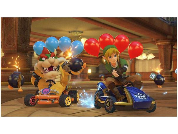 Nintendo Switch 32GB 1 Par Joy-con + Mario Kart 8 com 3 Meses de Nintendo + Animal Crossing image number null